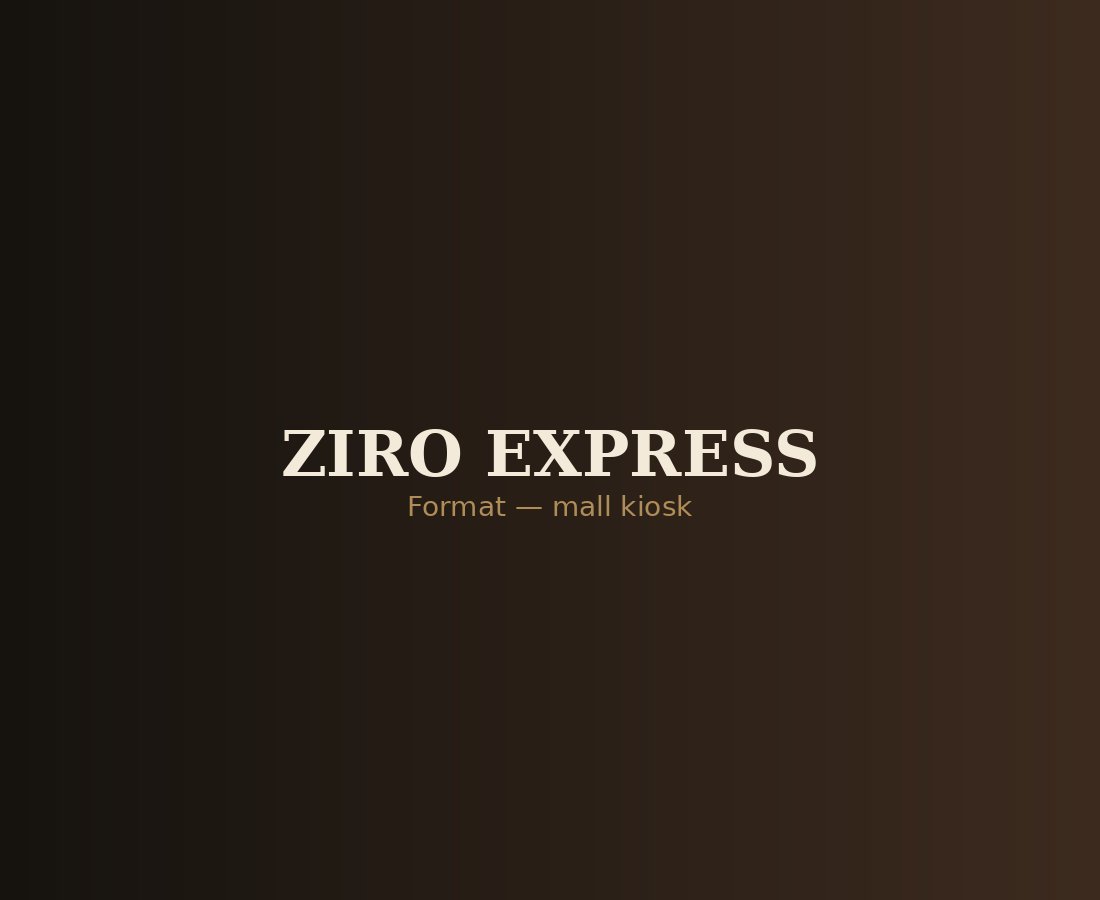 ZIRO Express Kiosk