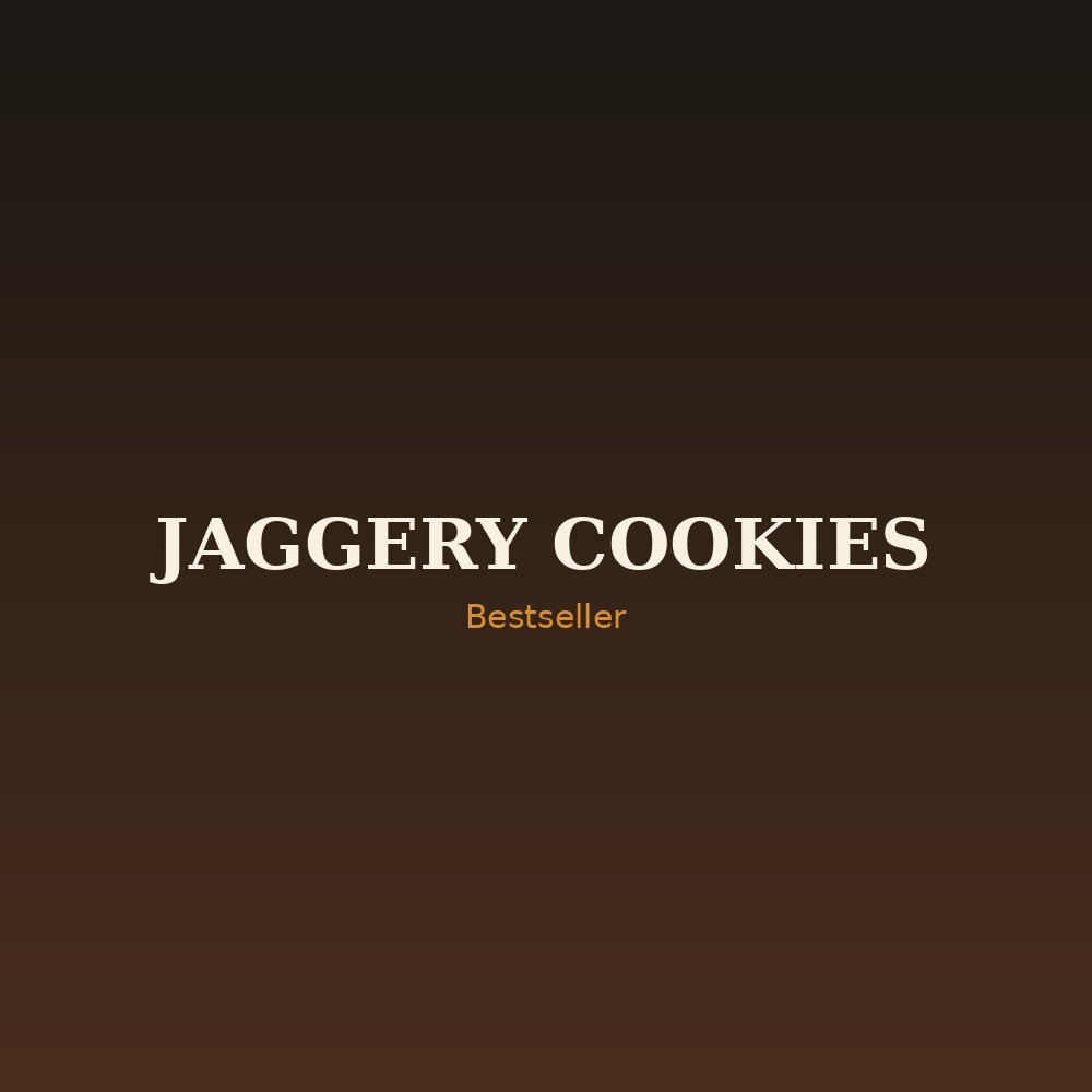Jaggery Cookies