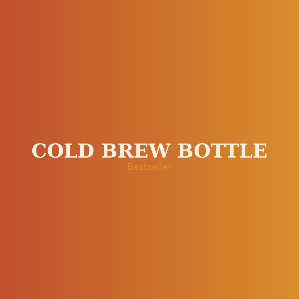 Cold Brew Bottle